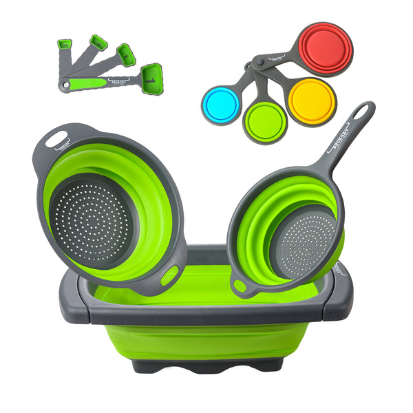 DUCK4X4 Collapsible Colander and Measuring Set