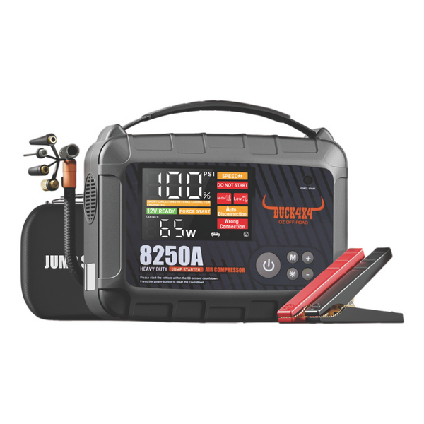 DUCK4X4 Jump starter with Air Compressor / Power Bank / Torch - 32000MAH