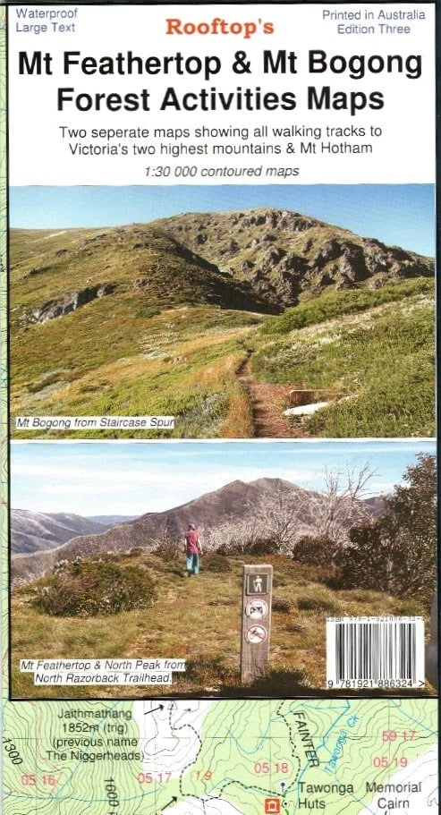Mt Feathertop And Mt Bogong Forest Activities Maps