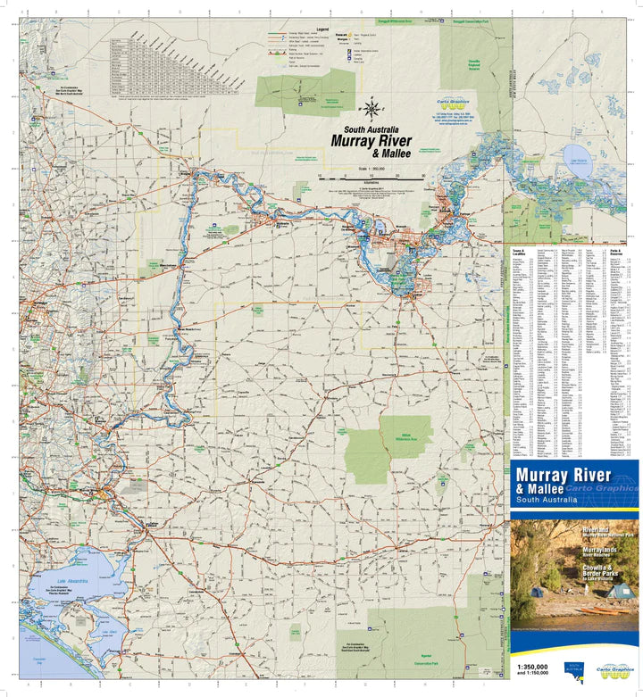 Murray River And Mallee Map