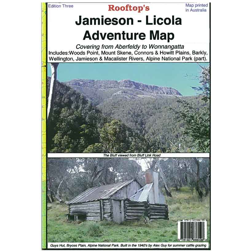 Jamieson - Licola Map