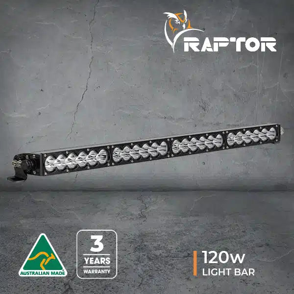 Raptor 120 Led 26.5 Light Bar - Combo - 5700k - Black Rim