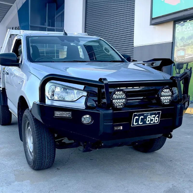OCAM Deluxe Steel Bull Bar For Isuzu D-MAX 08/2020-Current- Winch Compatible