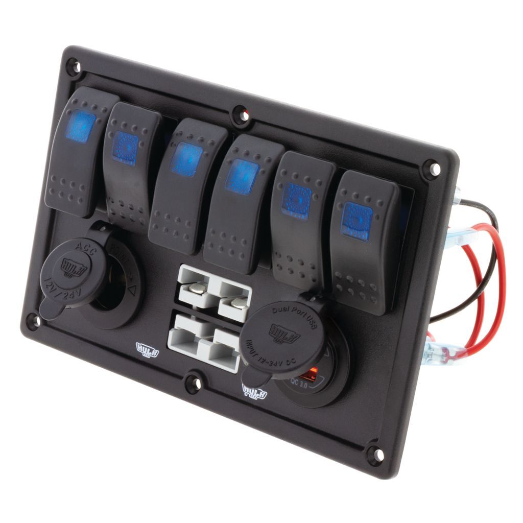 6 WAY SWITCH PANEL WITH 50A