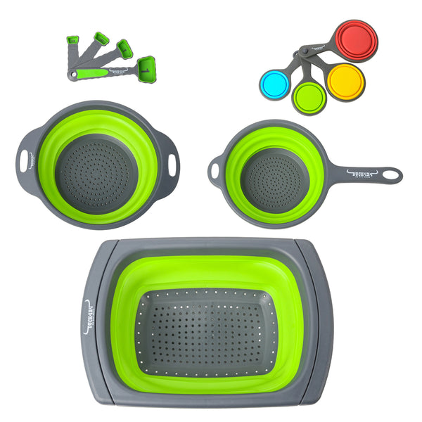 DUCK4X4 Collapsible Colander and Measuring Set