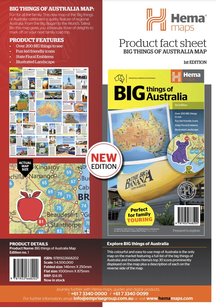 Australias Big Things Map