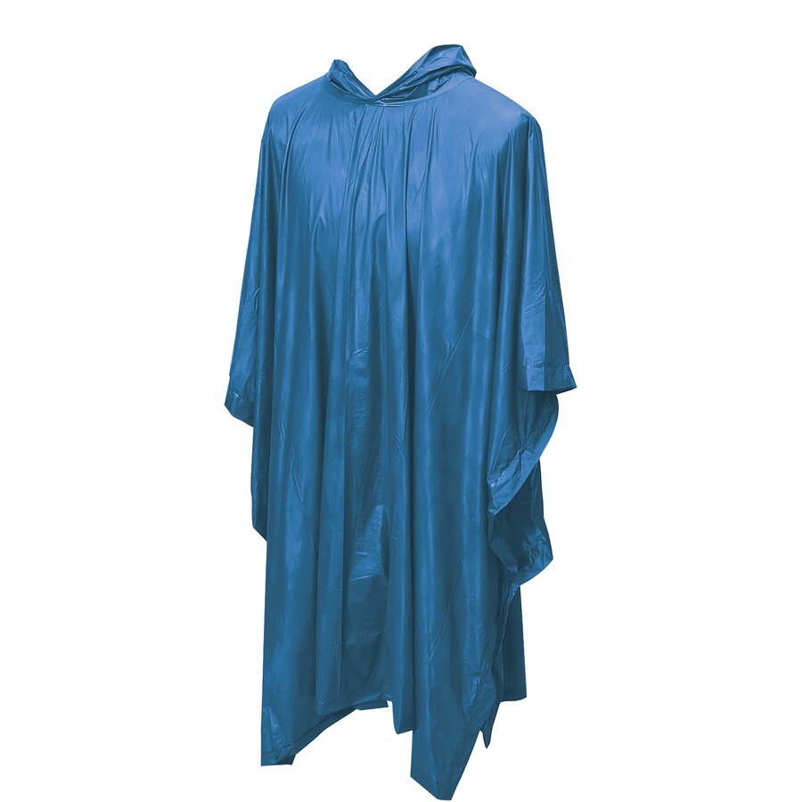 VINYL PONCHO ADULT NAVY