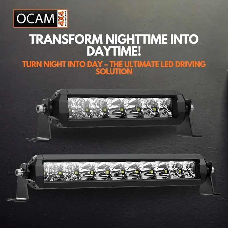 OCAM 30-- Slimline Single Row Light Bar 150W OSRAM LED 9-36V