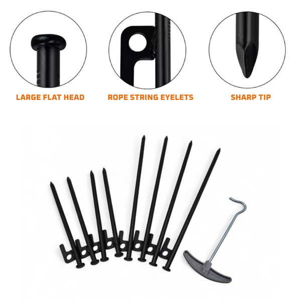 DUCK4X4 Hard Ground Hammer Pegs