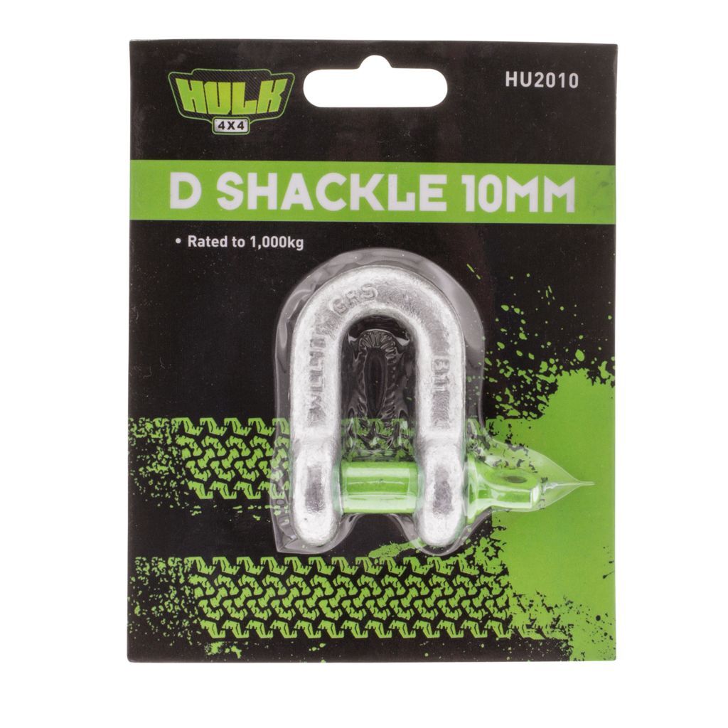 PKT 1 D SHACKLE 10mm RATED TO