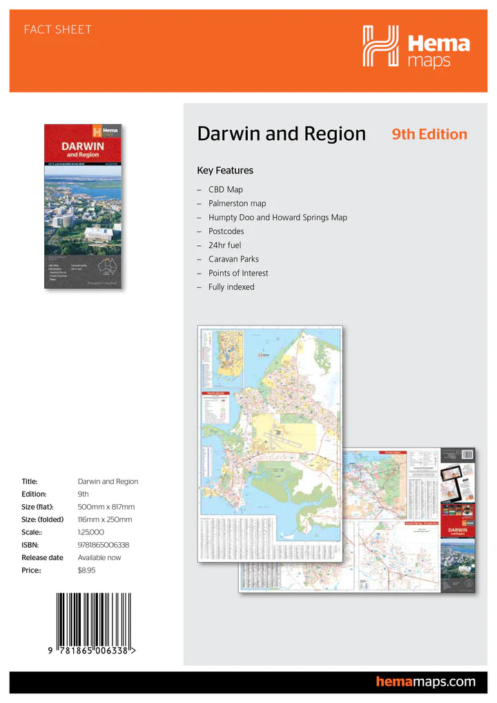 Darwin And Region Map