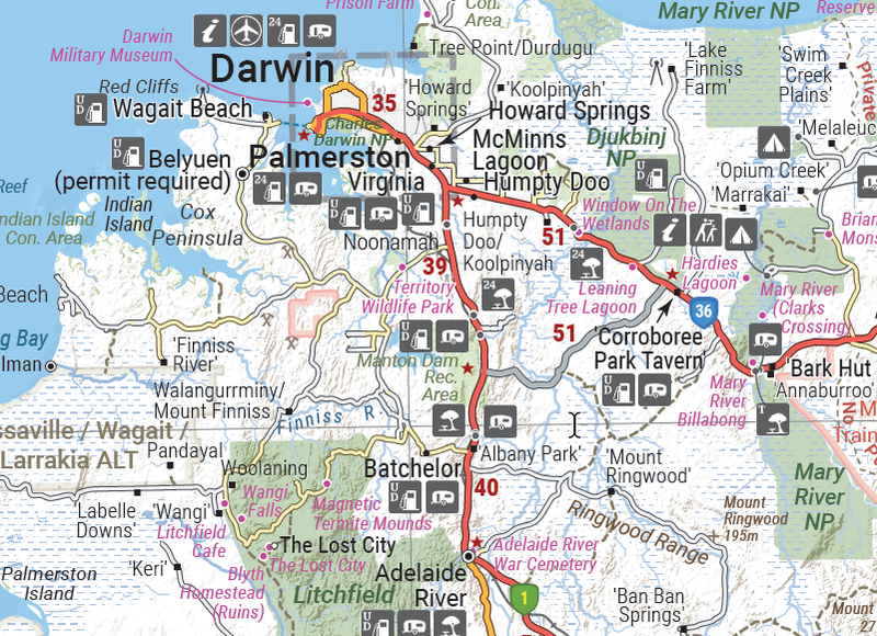 Northern Territory Supermap - 1000x1430 - Laminated