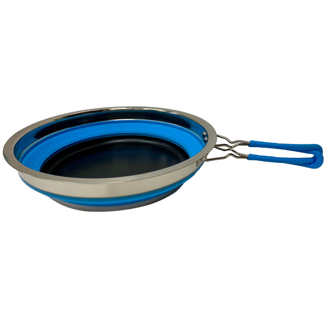 Blue Collapsible Non Stick Frypan