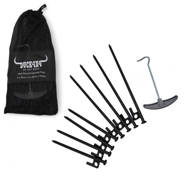 DUCK4X4 Hard Ground Hammer Pegs