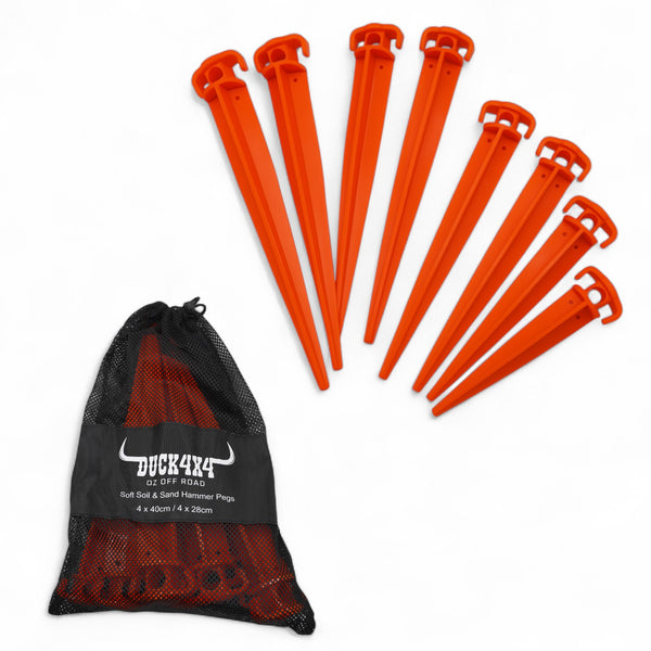 DUCK4X4 Soft Soil & Sand Hammer Pegs