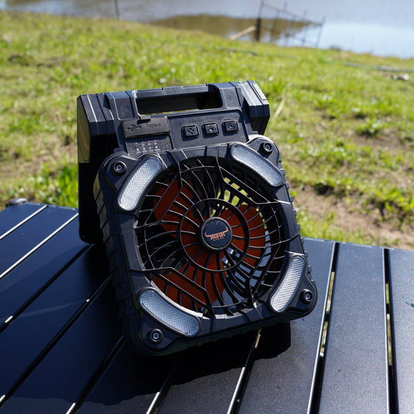 DUCK4X4 Solar Portable Fan & Light