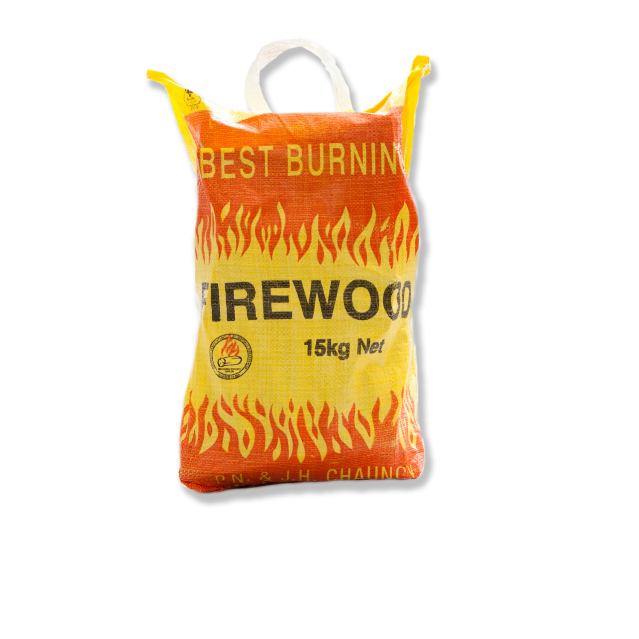 15KG FIREWOOD YELLOW BAG