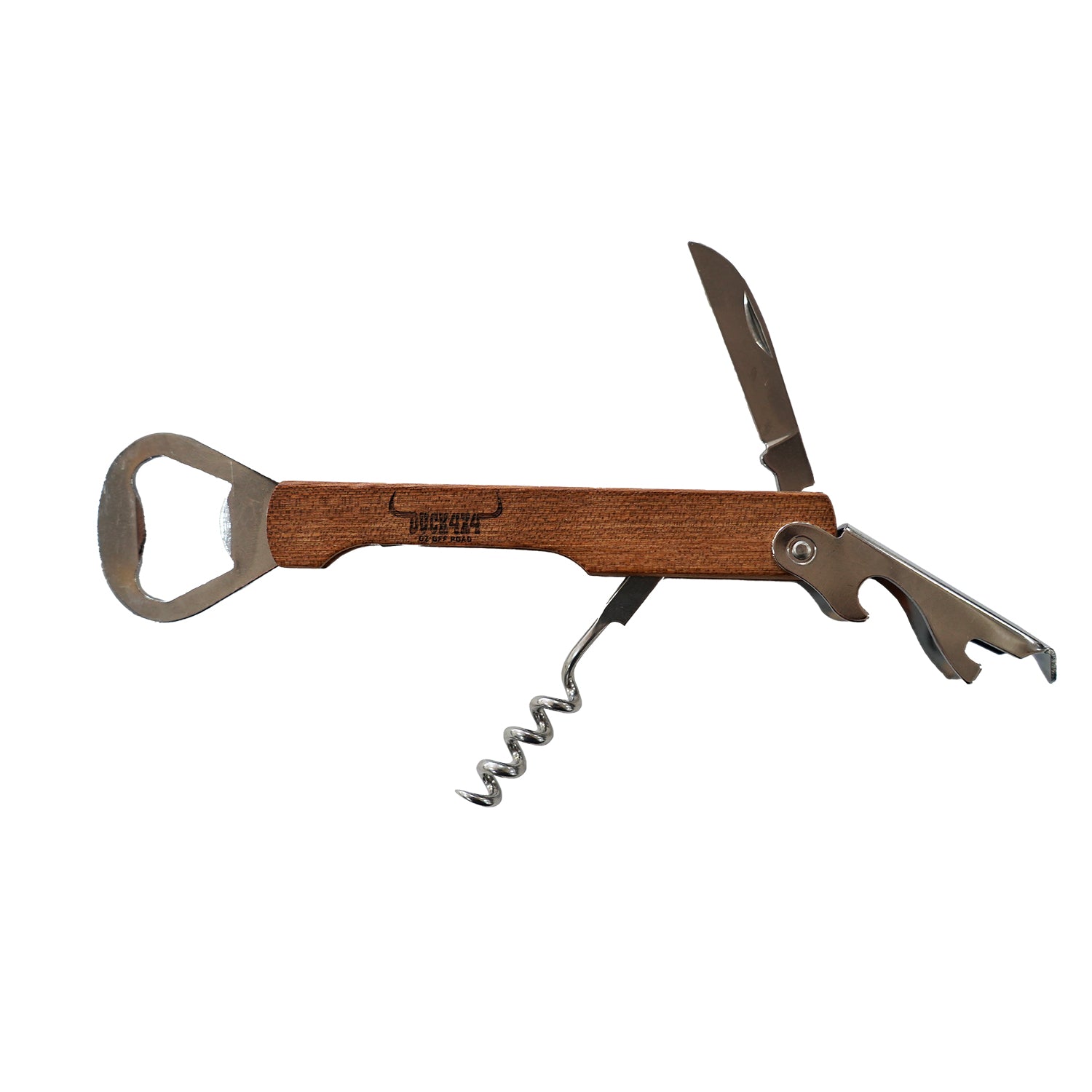 DUCK4X4 Beer & Wine Opener (wooden)