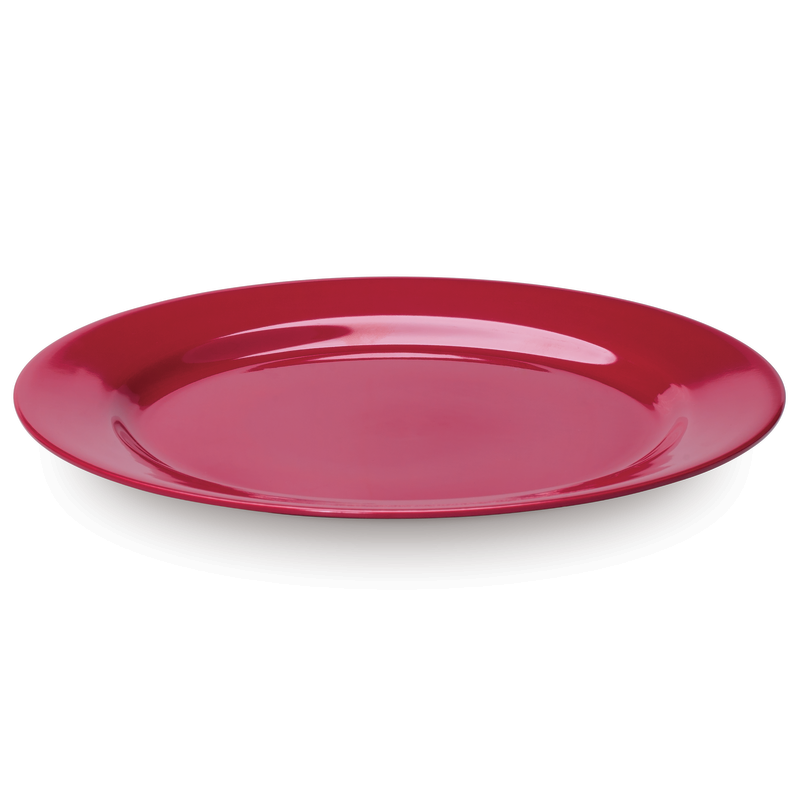 25cm Dinner Plate - Burgundy