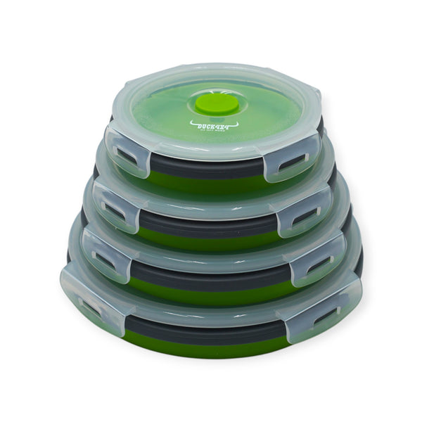 DUCK4X4 Round Collapsible Containers (4 Pack)