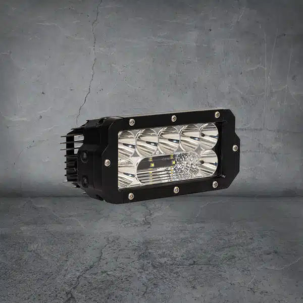Nitro Maxx 7 Led Light Bar - Widr - 4500k - Black Rim