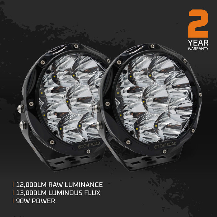 Oz Off Road 7" LED Driving Lights
