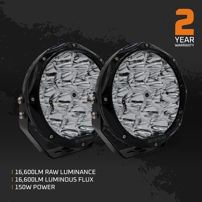 Oz Off Road 8.5" LED Driving Lights