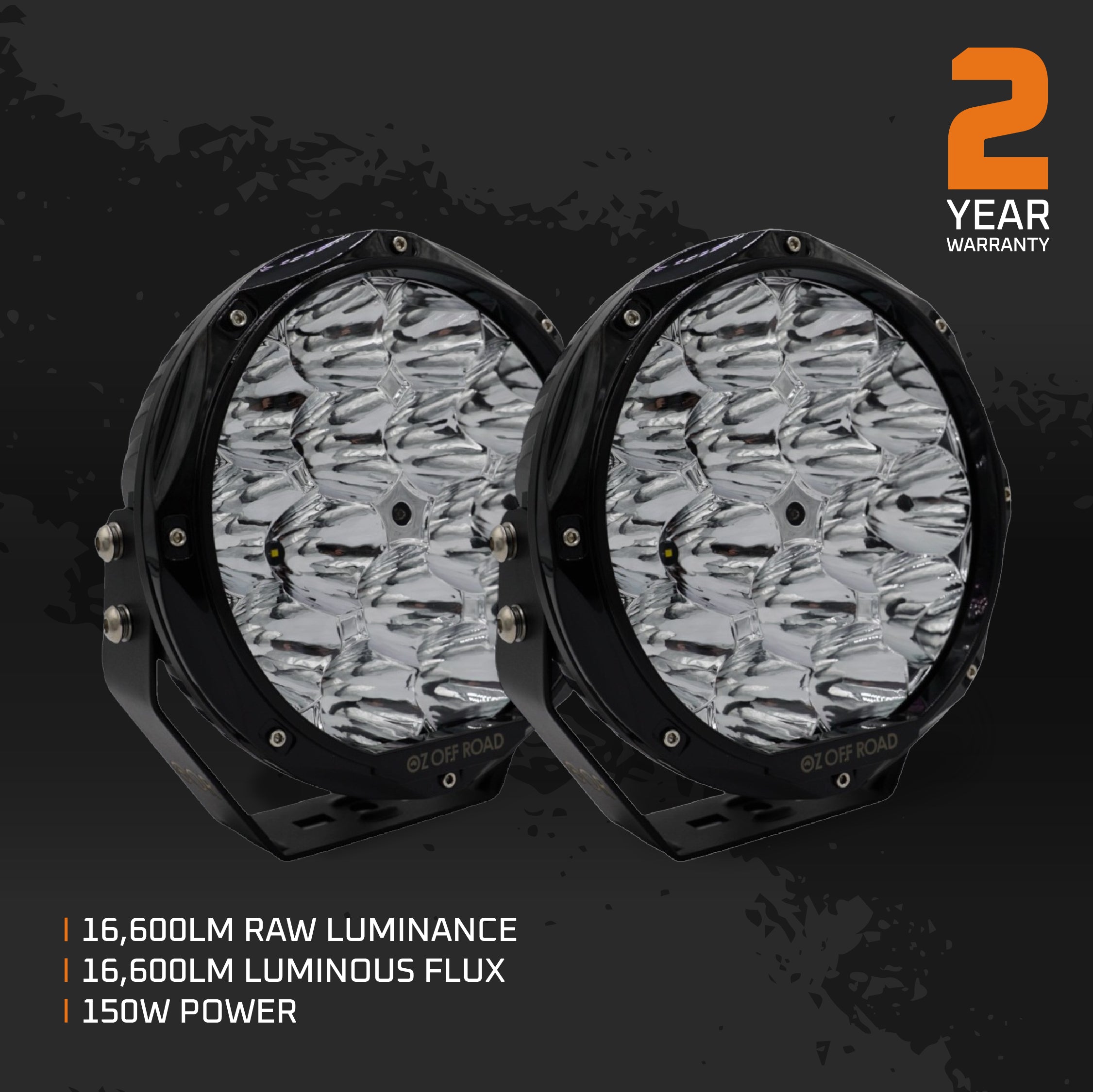 8.5" Round LED Driving Light Pair