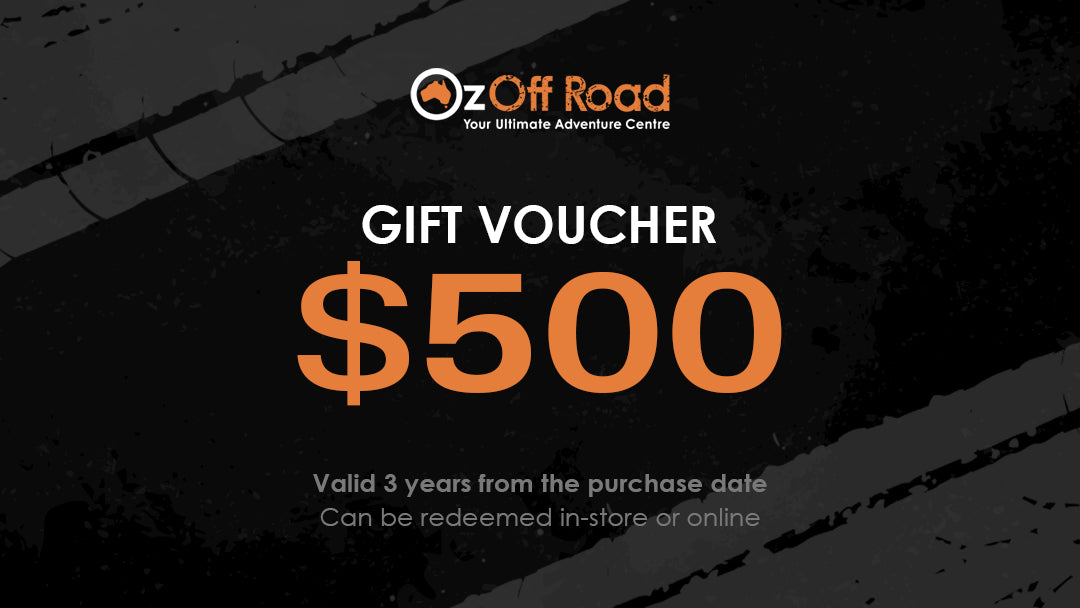 $500 Oz Off Road Gift Voucher