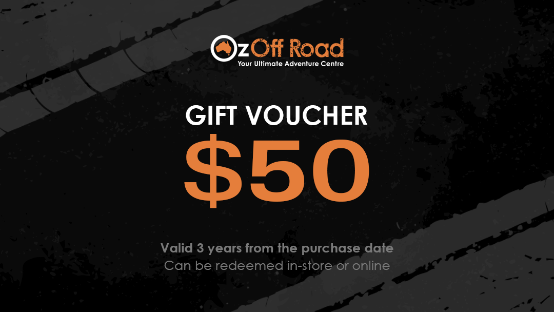 🎁 $50 Oz Off Road Gift Voucher (100% off)