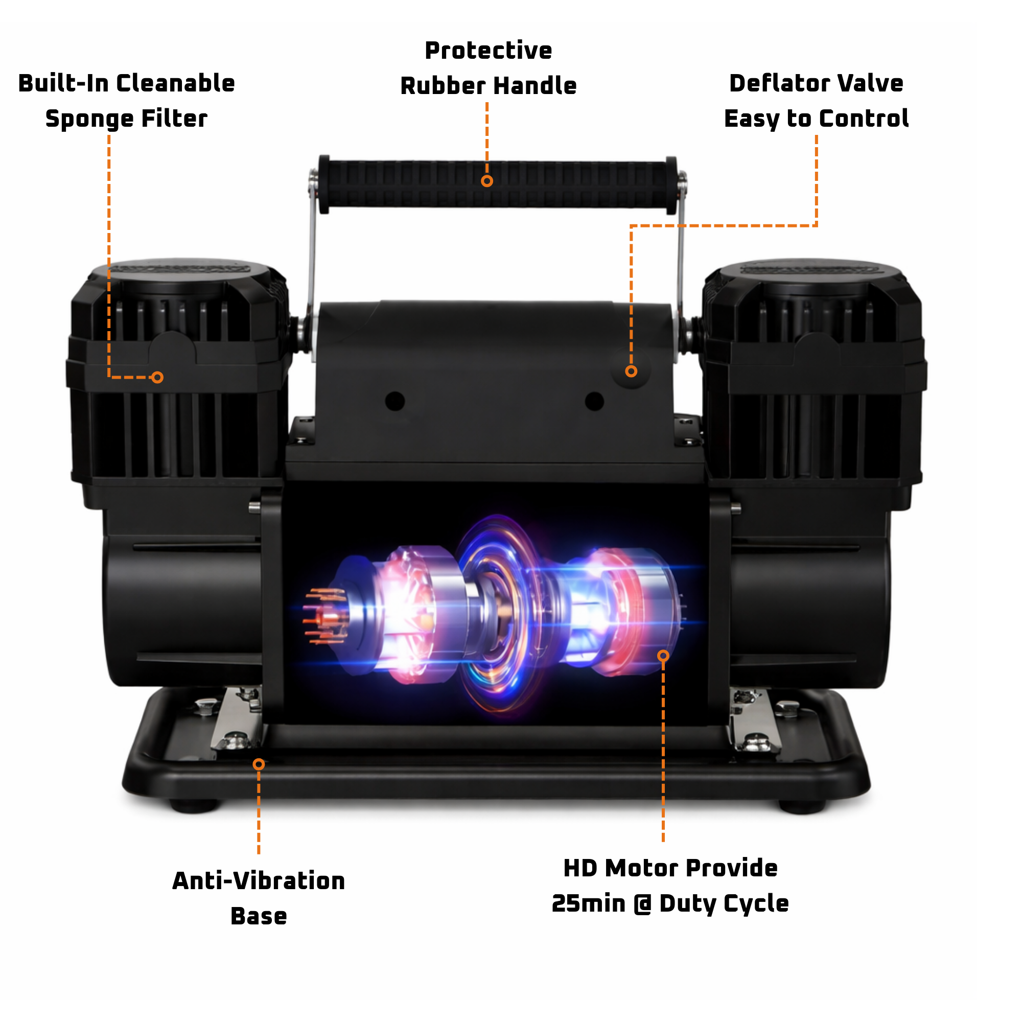 DUCK4X4 Digital Air Compressor