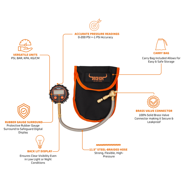 DUCK4X4 Digital Tyre Deflator