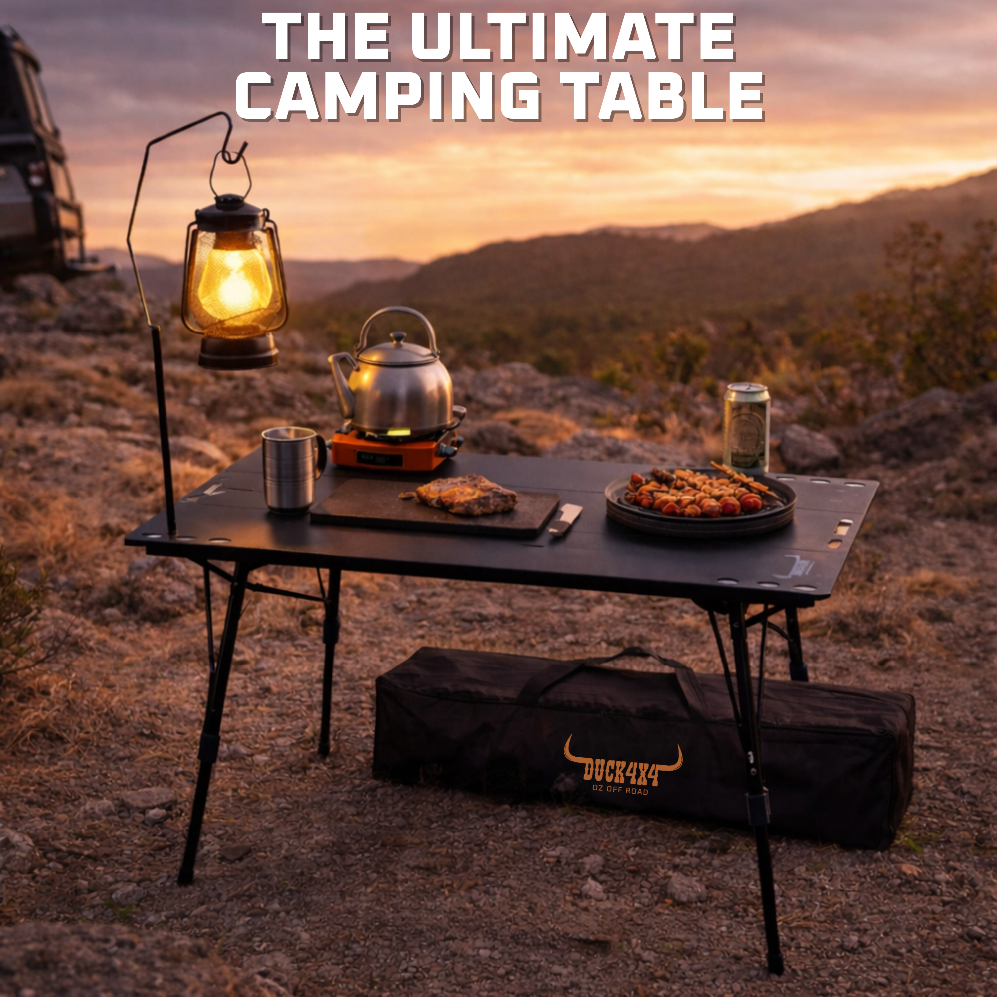 DUCK4X4 Large Top End Table