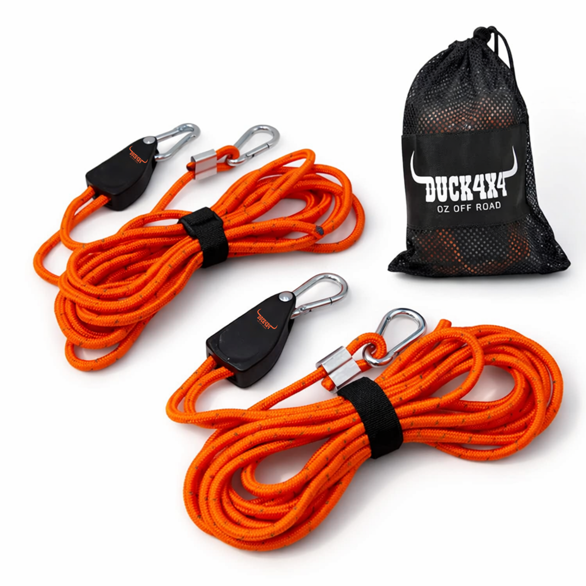 DUCK4X4 Awning Tie Down & Ratchet Set