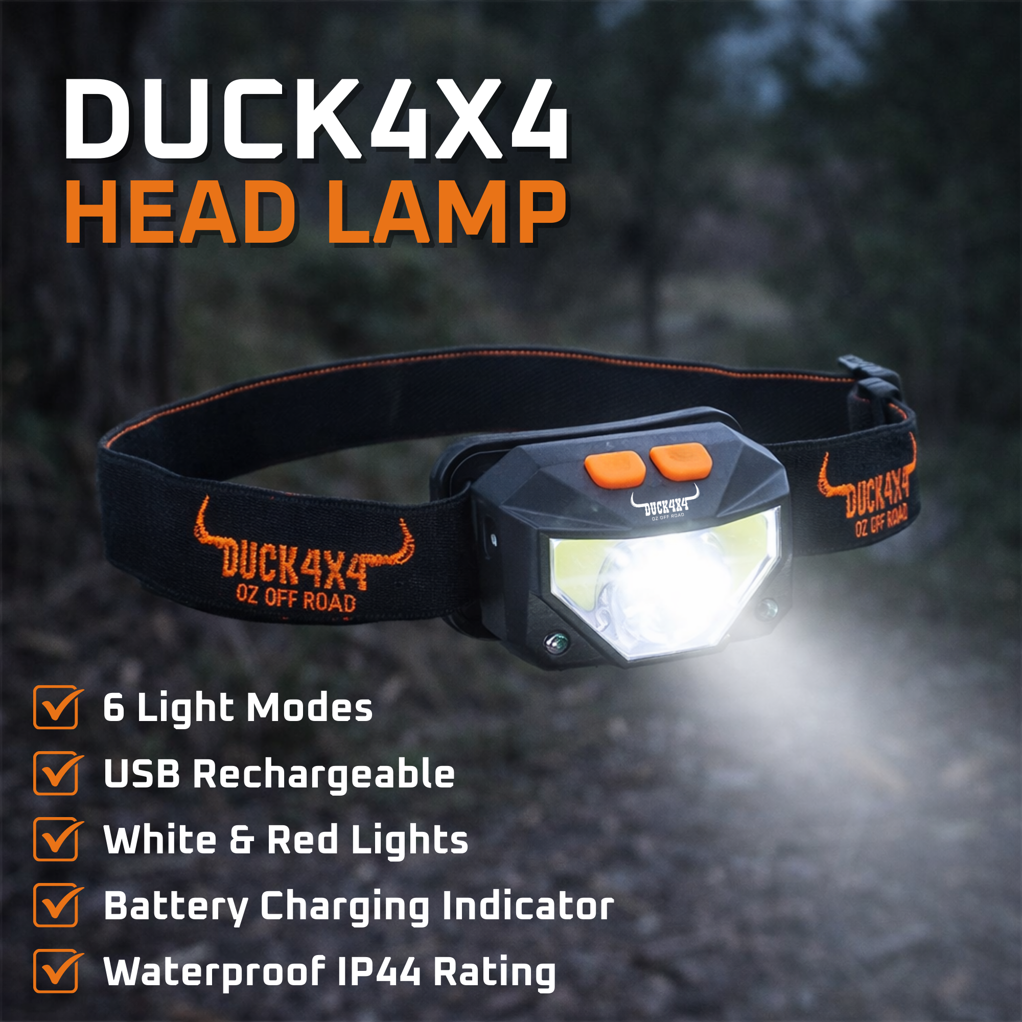 DUCK4X4 Head Lamp