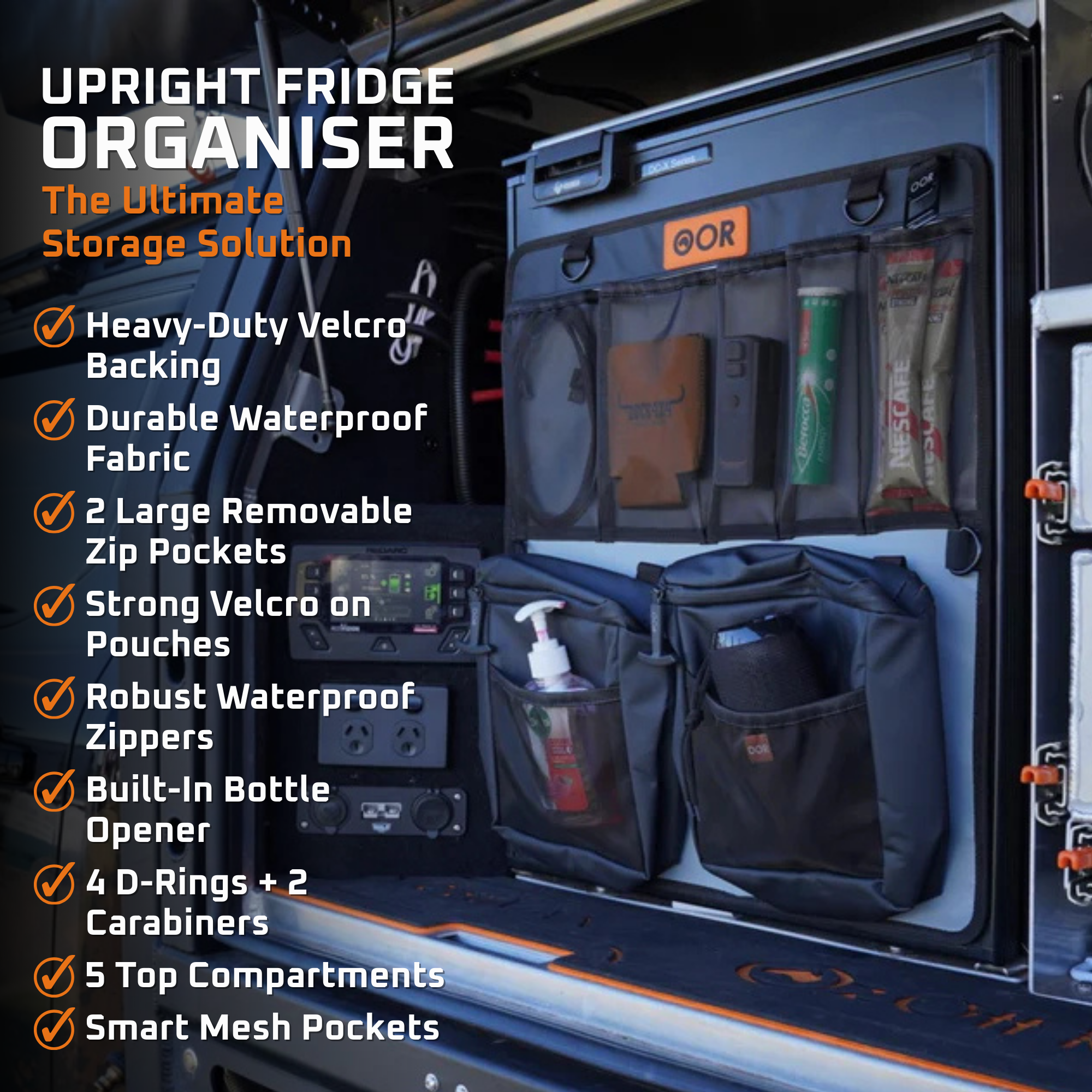 Upright Fridge Organiser