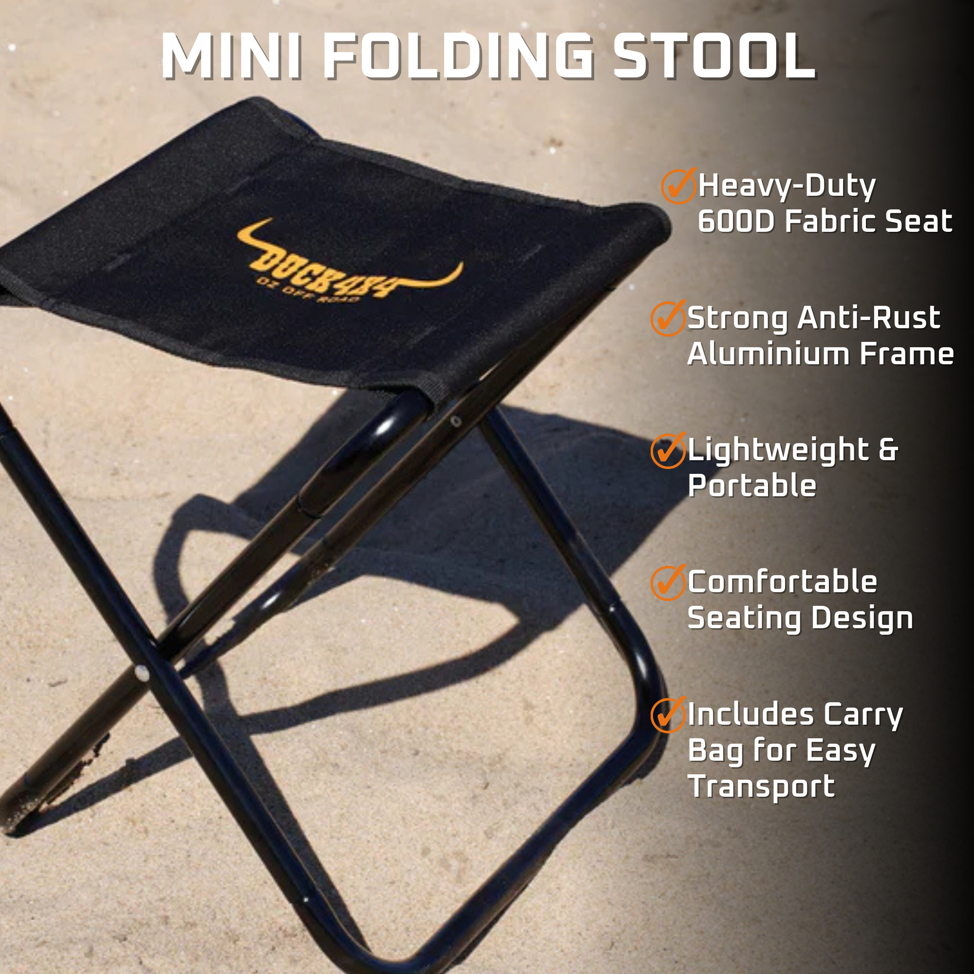 DUCK4X4 Mini Folding Stool