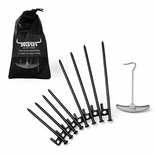 DUCK4X4 Hard Ground Hammer Pegs