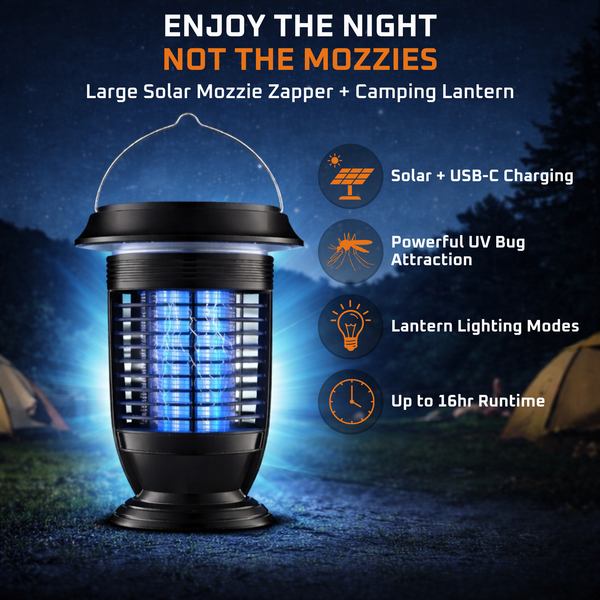 DUCK4X4 Large Solar Mozzie Zapper