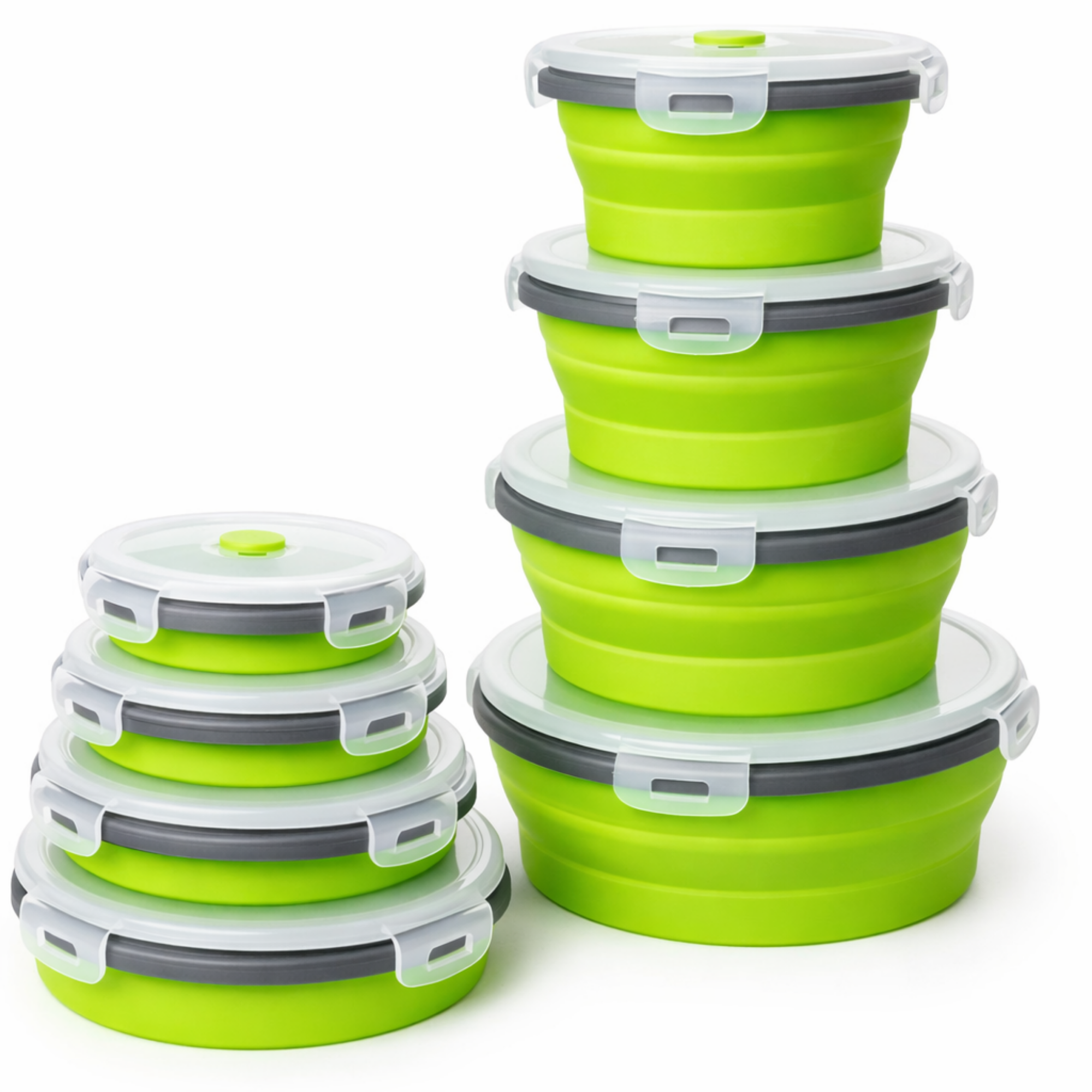 DUCK4X4 Round Collapsible Containers (4 Pack)