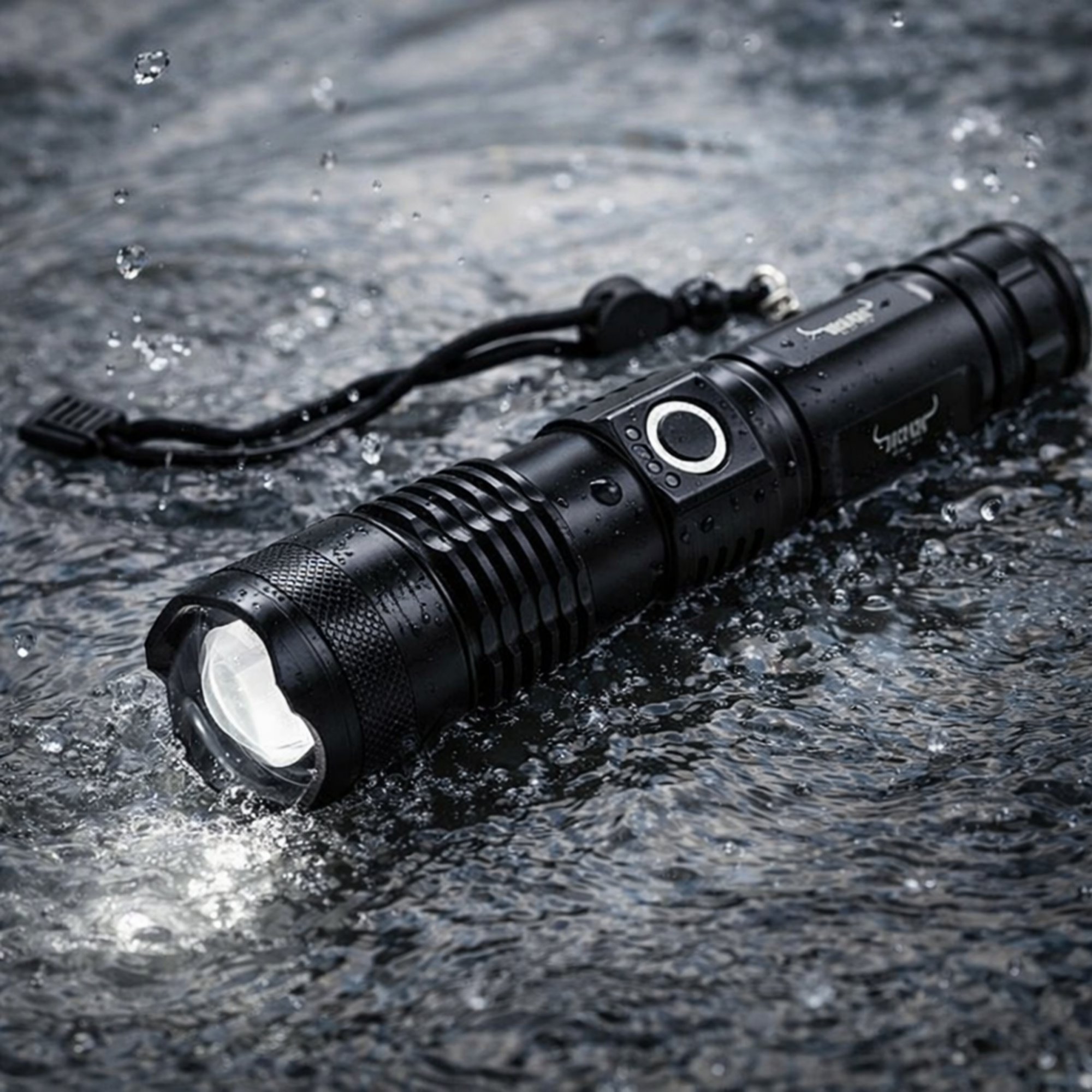 DUCK4X4 Mini Aluminium Waterproof Rechargeable Torch