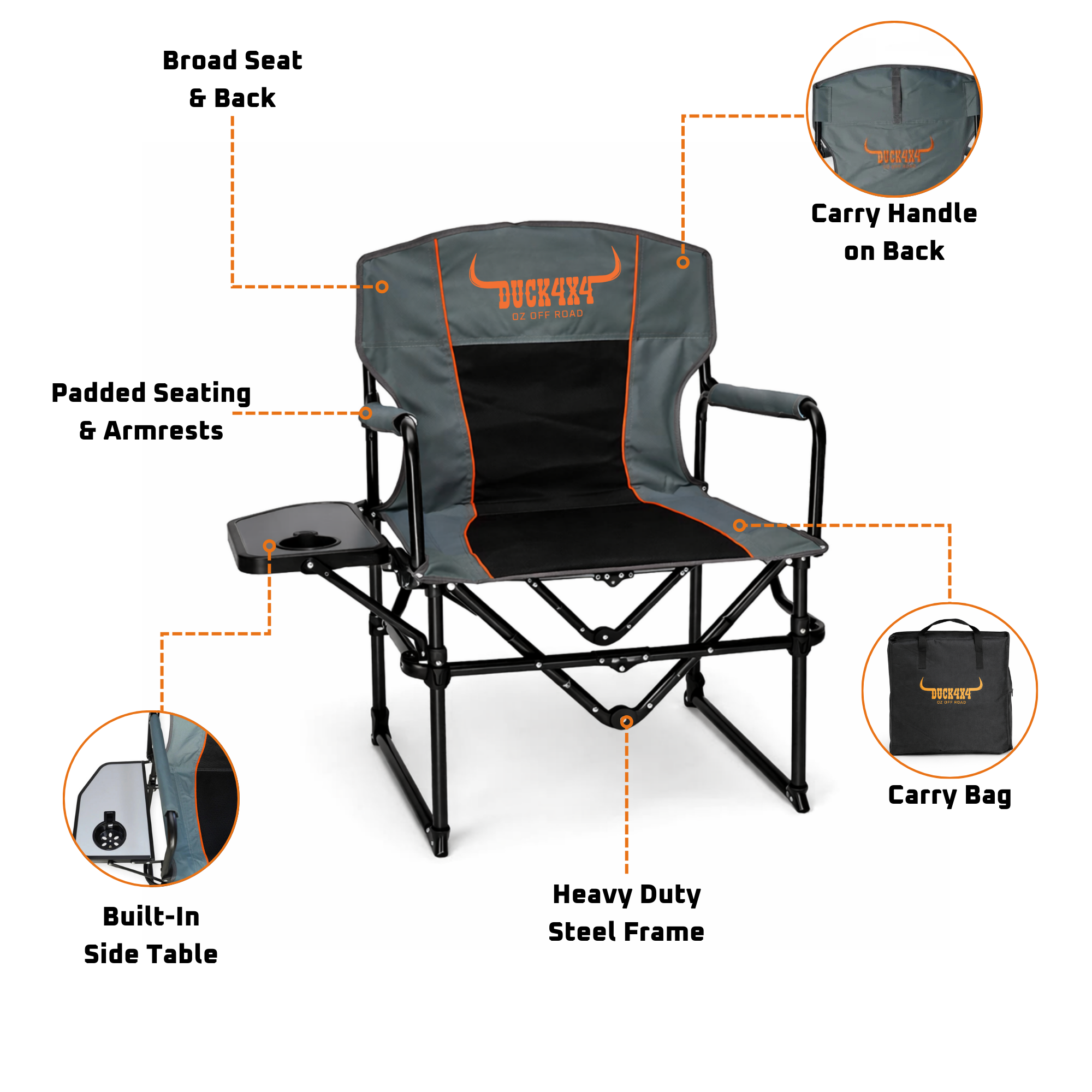DUCK4X4 Directors Chair