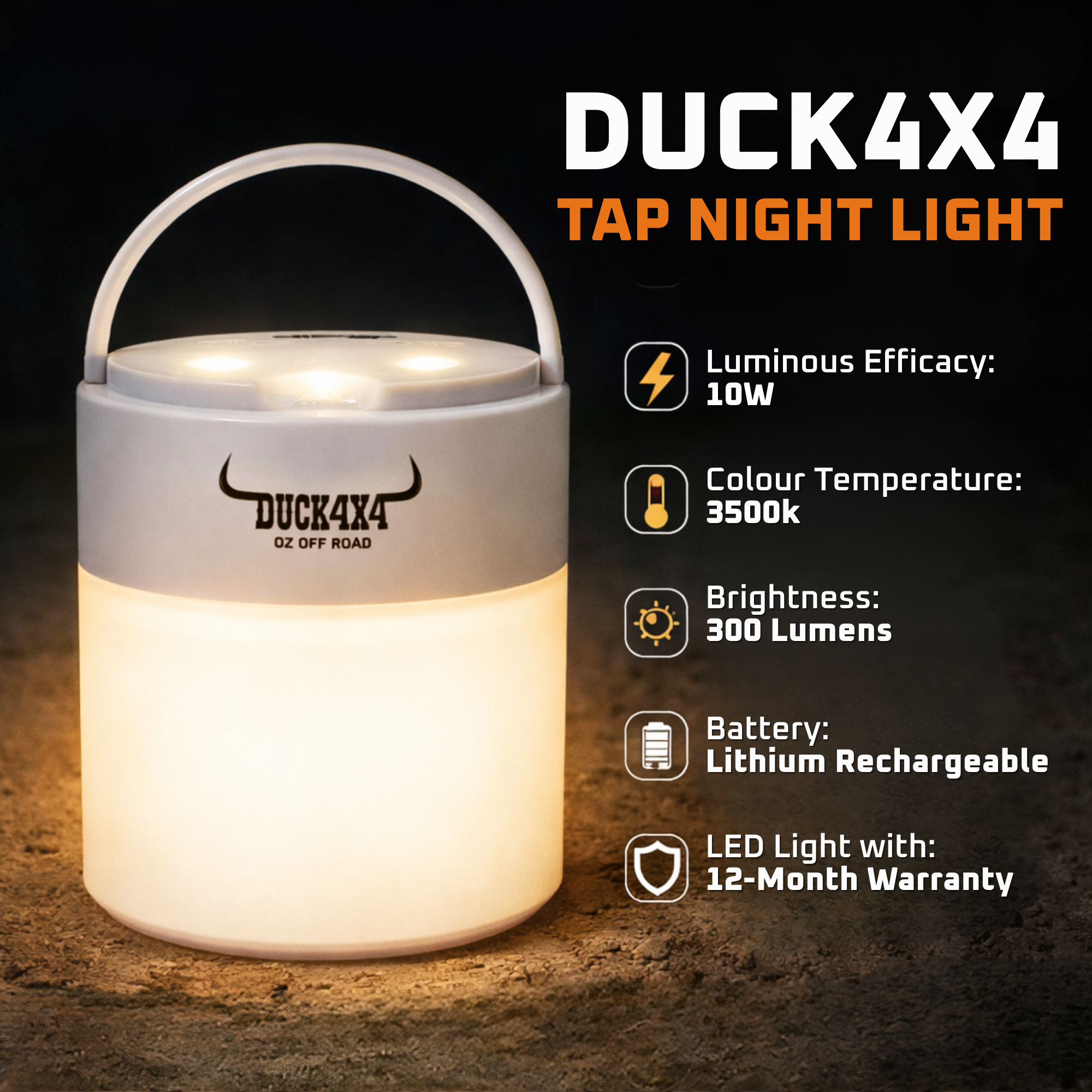 DUCK4X4 Tap Night Light