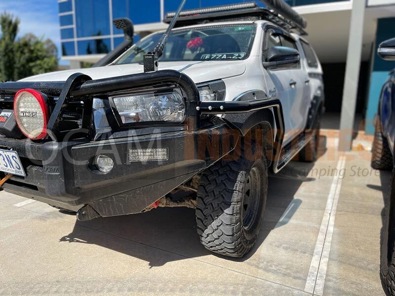OCAM STEEL BRUSH BARS FOR TOYOTA HILUX N80 2015+ STEEL HEAVY DUTY