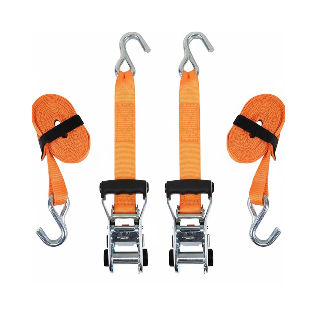 Heavy Duty Ratchet Tie Down 4.27m (2 Pck)
