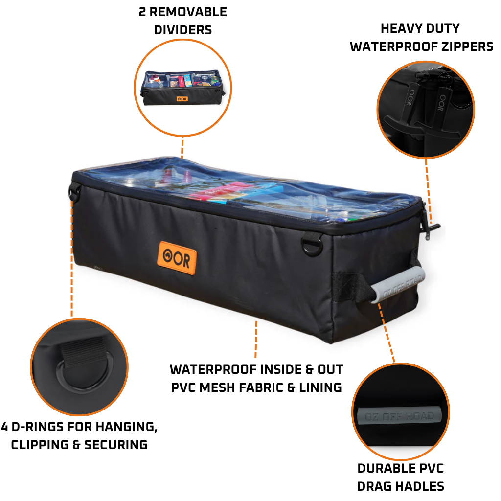 DUCK4X4 Waterproof Clear-Top Gear Bag – Large