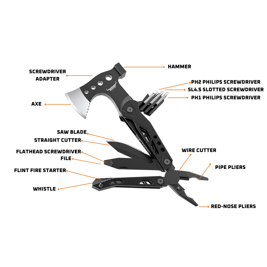 DUCK4X4 Pocket Axe Multitool