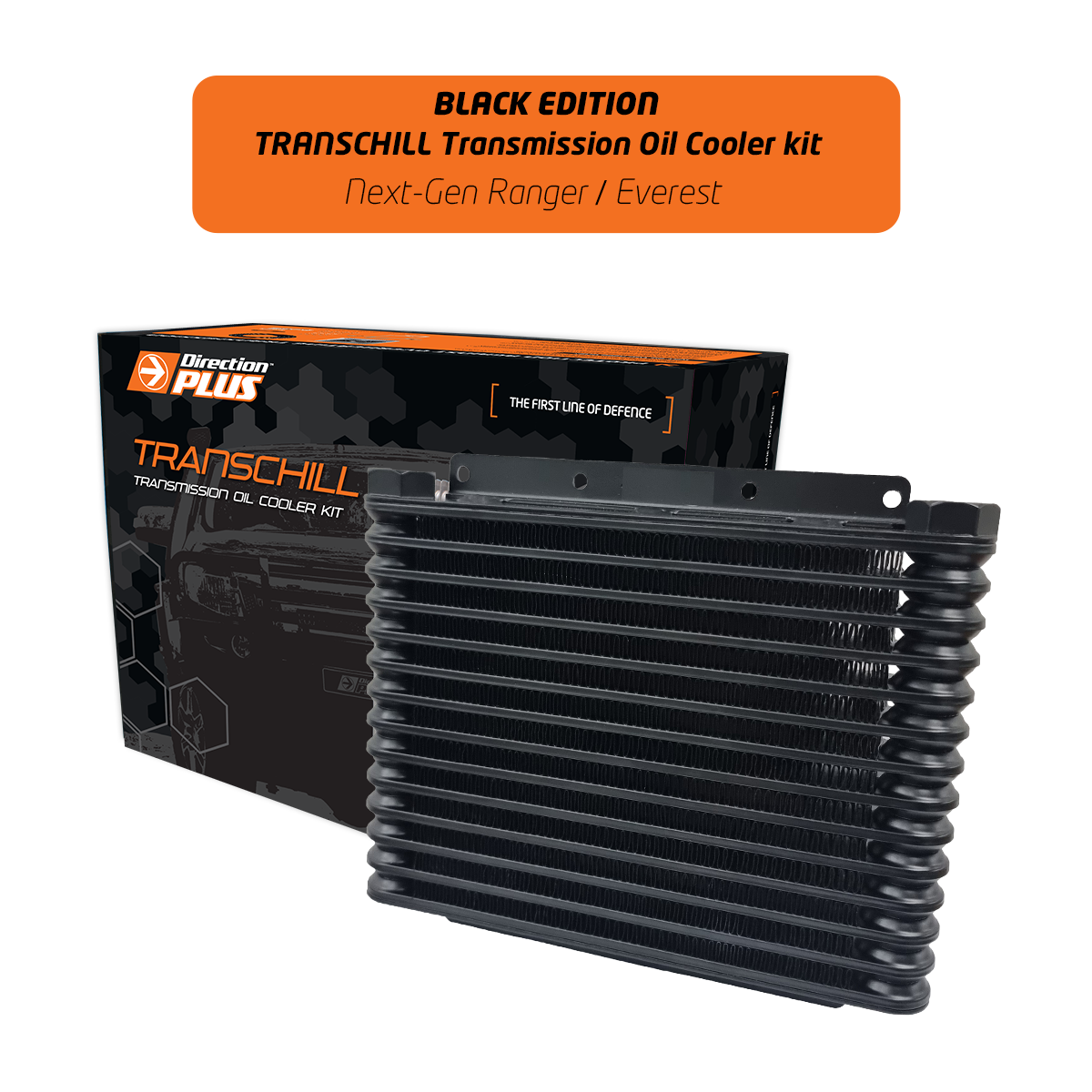 TransChill Transmission 32mm Cooler Kit for Ford Ranger/Everest NextGen, 06/2022-On, Arctic Black Edition, TCB671DPK