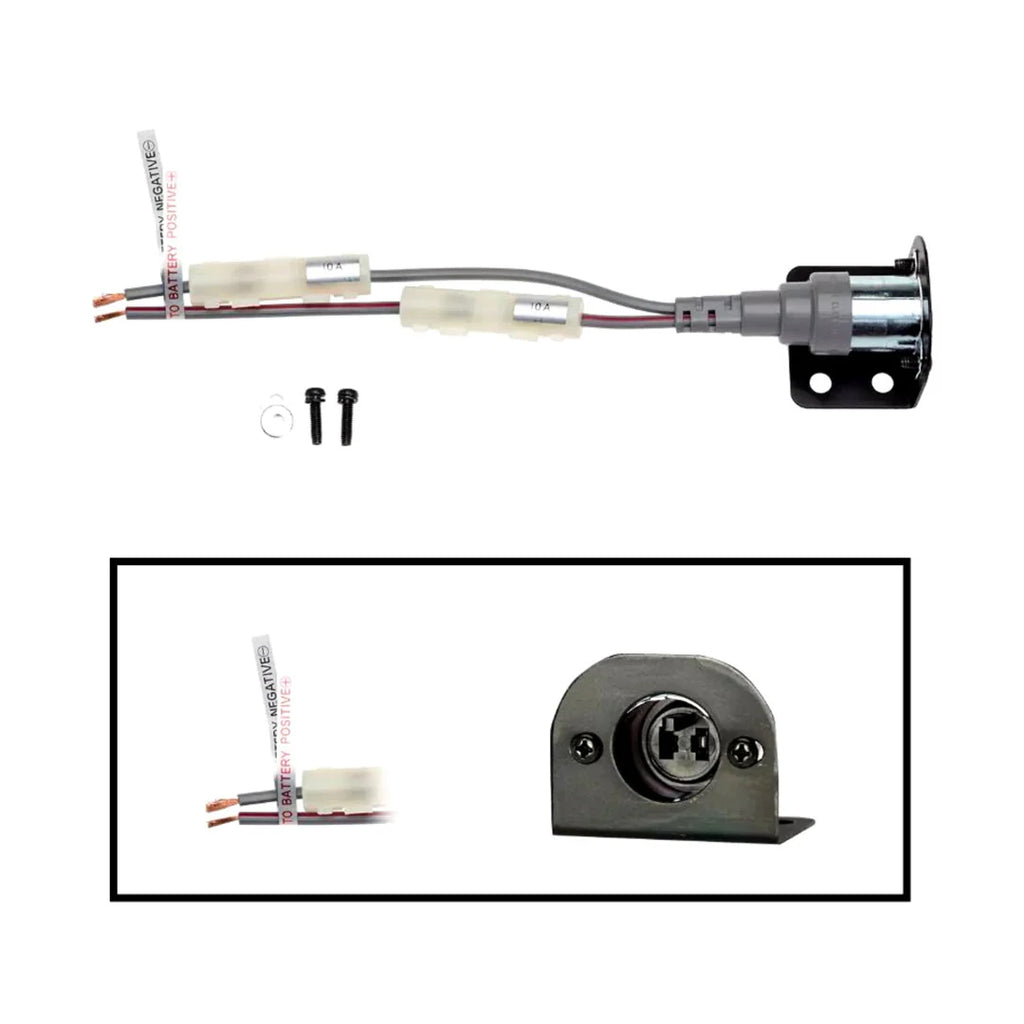 Type A Medium Base Type A - Panel Base Short Lead (30cm - No Switch)