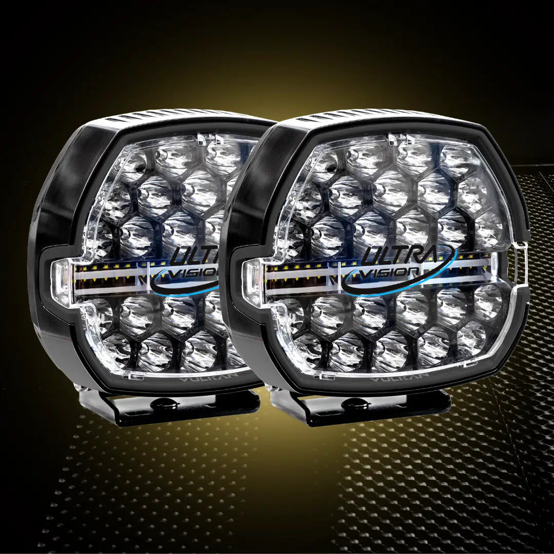 Ultra Vision VULKAN 9-INCH LED DRIVING LIGHT (PAIR) - 5700K